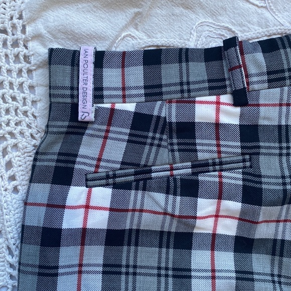 Ian Poulter Design 70s Style Tartan Plaid Trouser - Picture 3 of 7